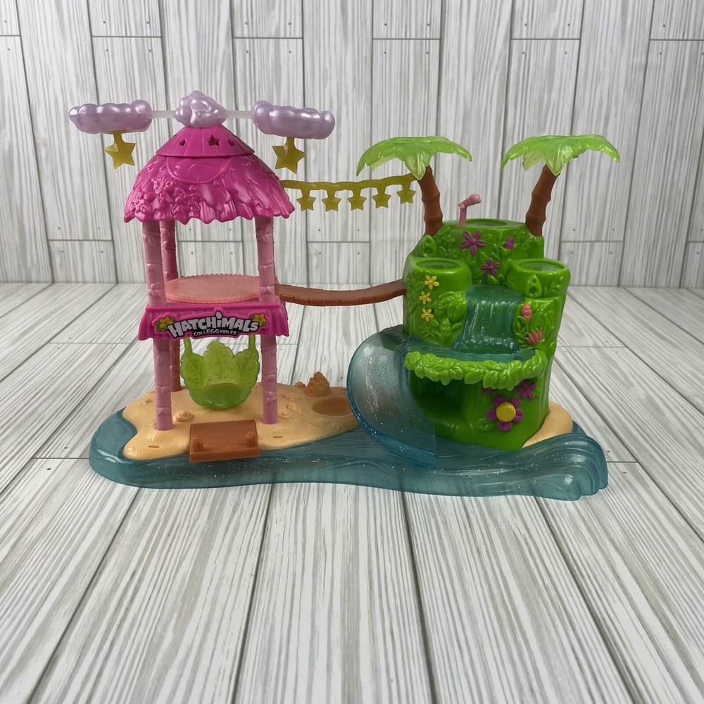 HATCHIMALS CollEGGtibles Tropical Party illuma Island Lights Sounds Toy Playset